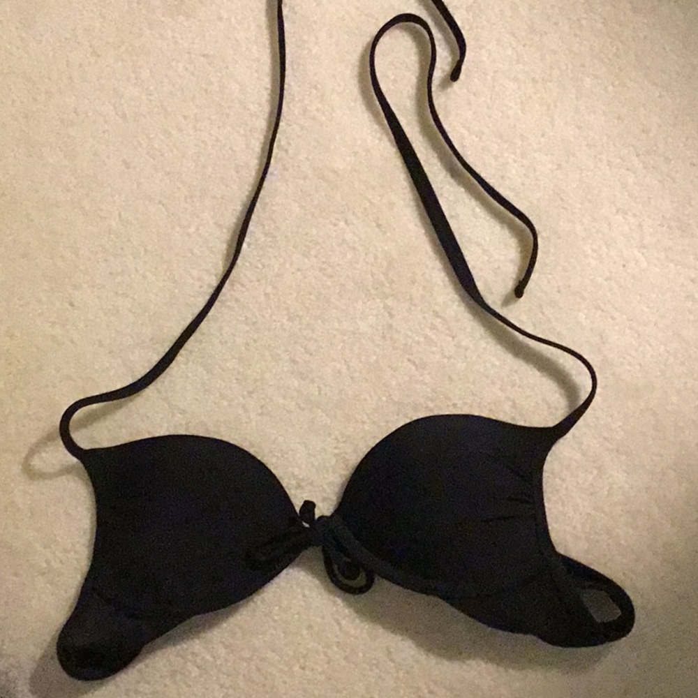 Black bathing suit top